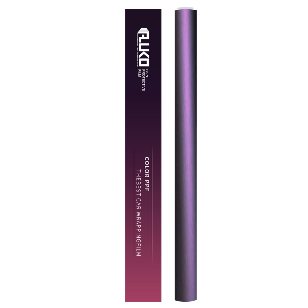 TPU Matte Metallic Black Purple Colored PPF Paint Protection Film product image 4 - Veloro paint protection film