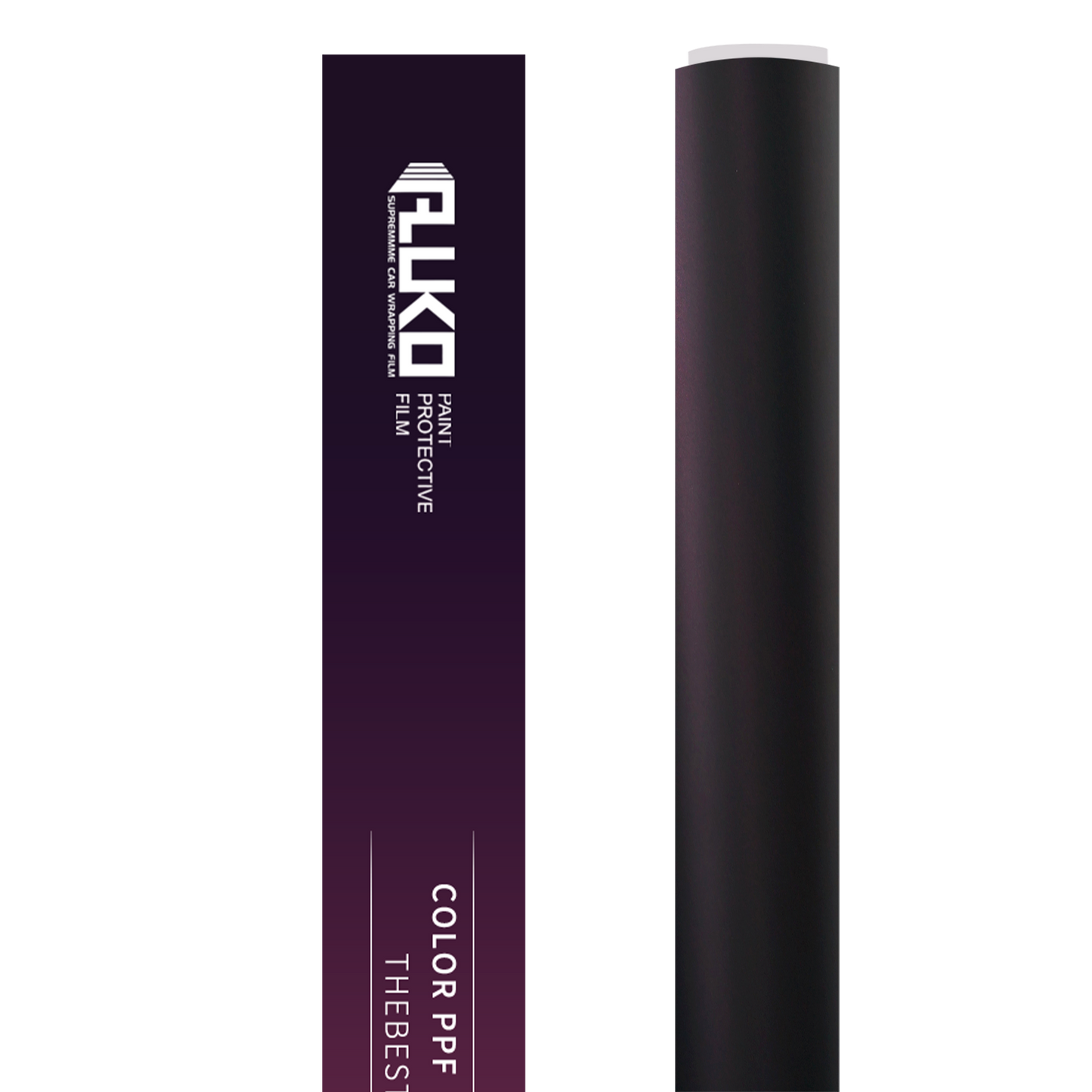 TPU Matte Metallic Black Purple Colored PPF Paint Protection Film product image 3 - Veloro paint protection film