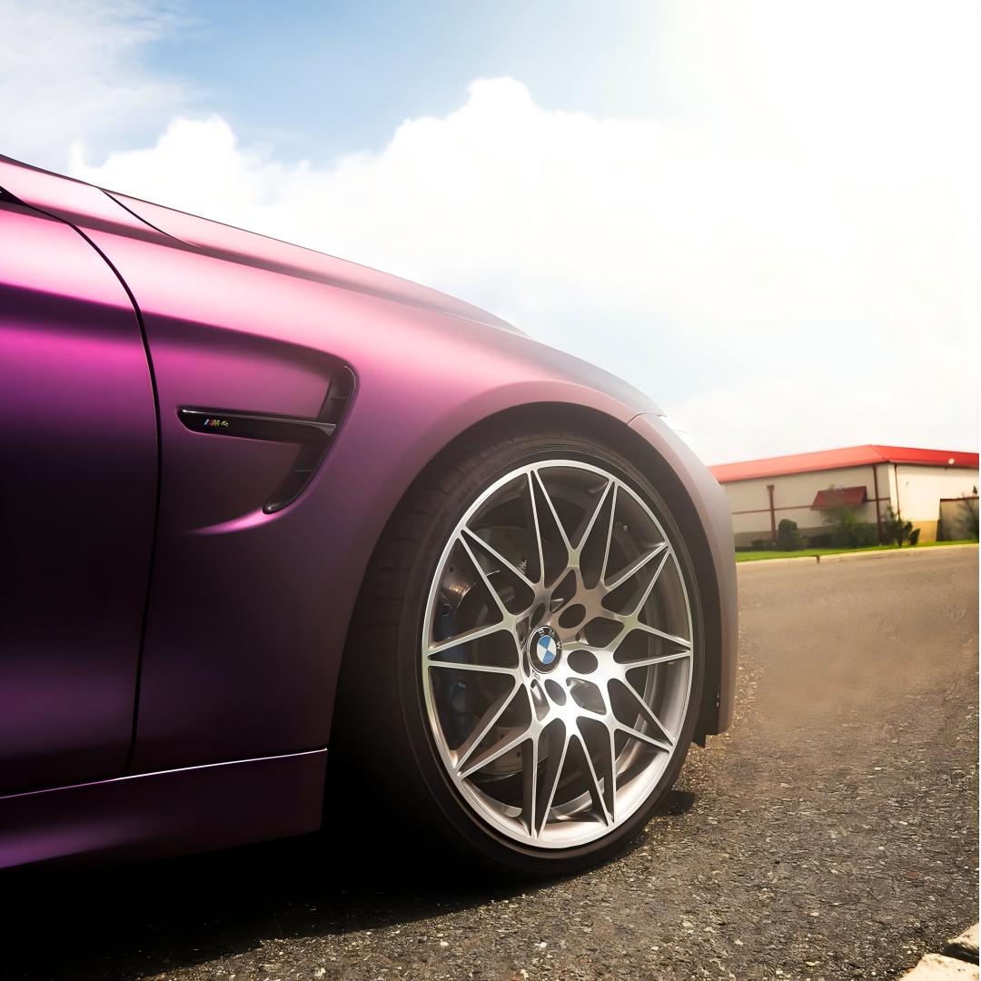 TPU Satin Russian Violet Purple Colored PPF Paint Protection Film product image 9 - Veloro paint protection film