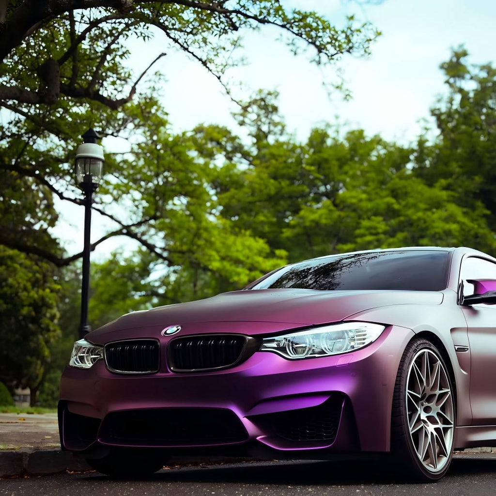 TPU Satin Russian Violet Purple Colored PPF Paint Protection Film product image 7 - Veloro paint protection film