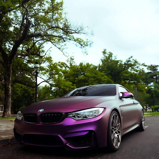 TPU Satin Russian Violet Purple Colored PPF Paint Protection Film product image 3 - Veloro paint protection film
