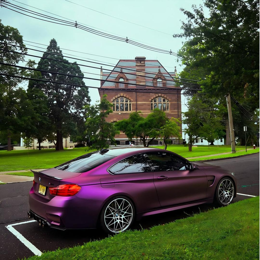 TPU Satin Russian Violet Purple Colored PPF Paint Protection Film product image 8 - Veloro paint protection film