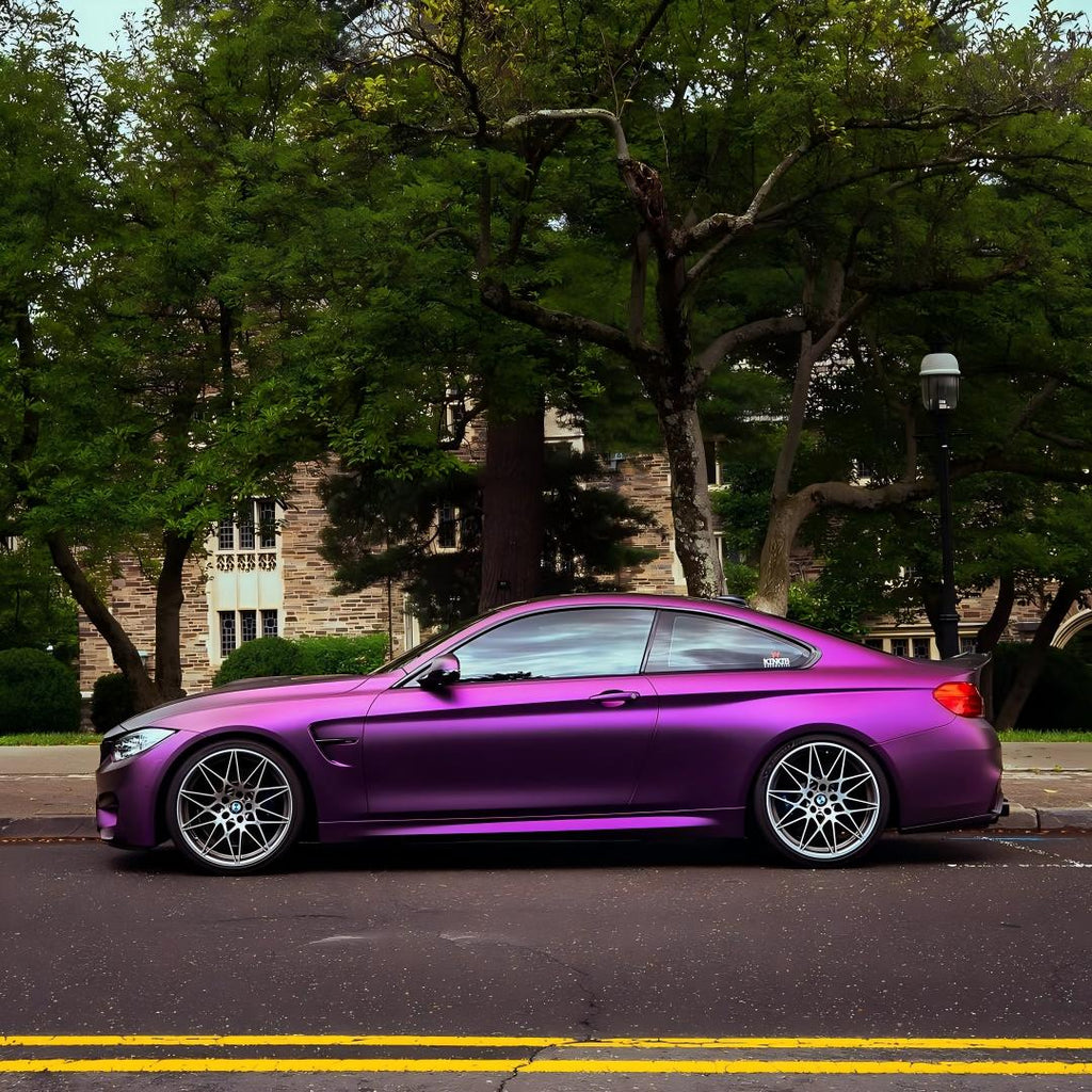 TPU Satin Russian Violet Purple Colored PPF Paint Protection Film product image 11 - Veloro paint protection film