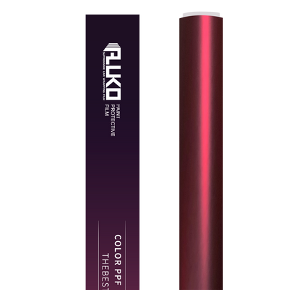 TPU Satin Chrome Romani Red Colored PPF Paint Protection Film product image 2 - Veloro paint protection film