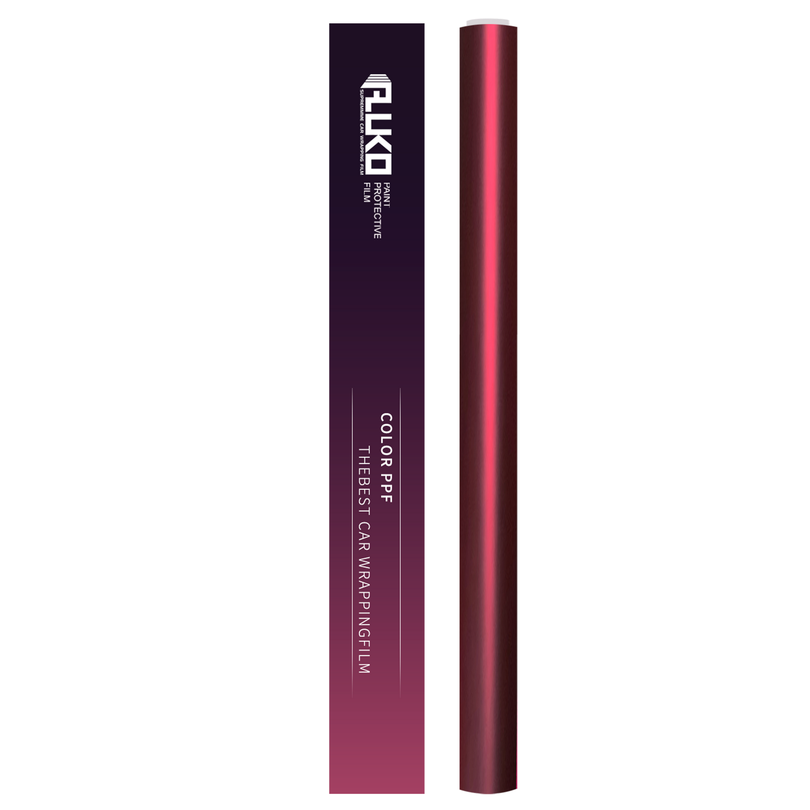 TPU Satin Chrome Romani Red Colored PPF Paint Protection Film product image 3 - Veloro paint protection film