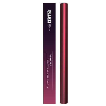 TPU Satin Chrome Romani Red Colored PPF Paint Protection Film product image 3 - Veloro paint protection film