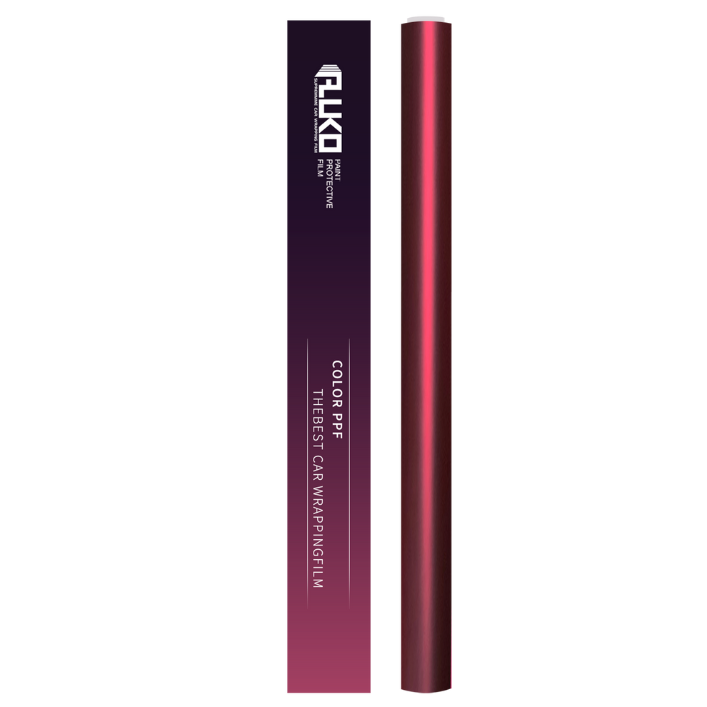 TPU Satin Chrome Romani Red Colored PPF Paint Protection Film product image 3 - Veloro paint protection film