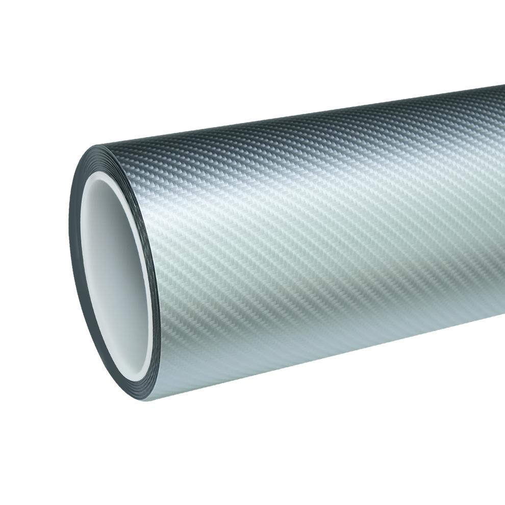 TPU Matte Silver Carbon Fiber Colored PPF Car Paint Protection Film