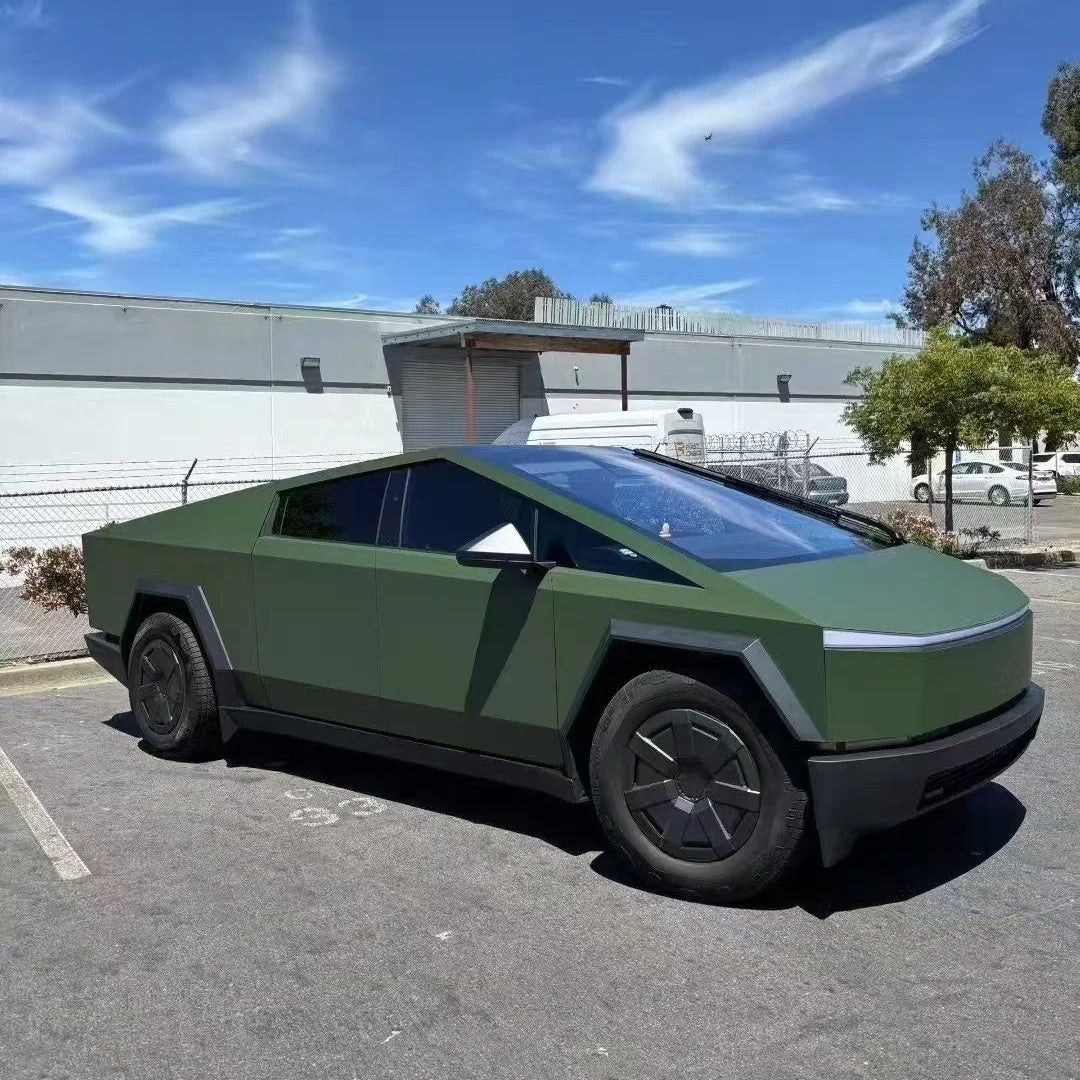 TPU Satin Ceramics Military Green Colored PPF Paint Protection Film product image 2 - Veloro paint protection film