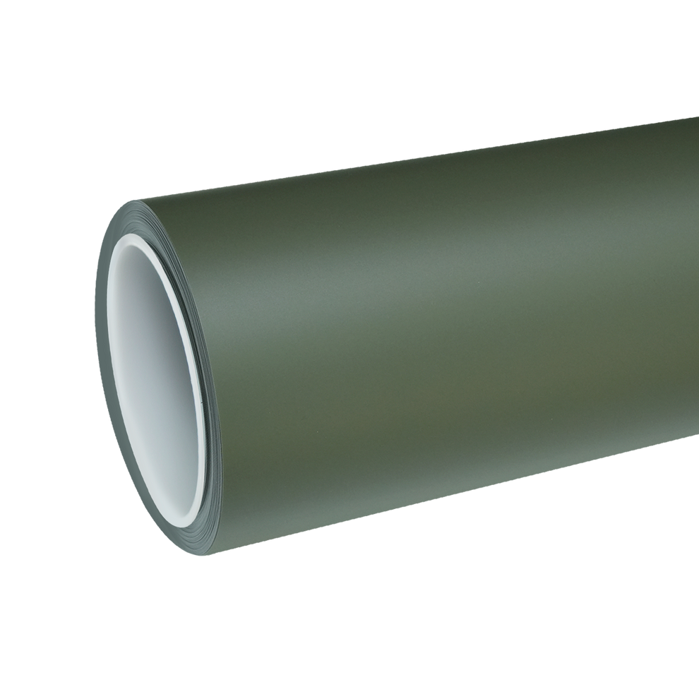 TPU Satin Khaki Green Colored PPF Paint Protection Film