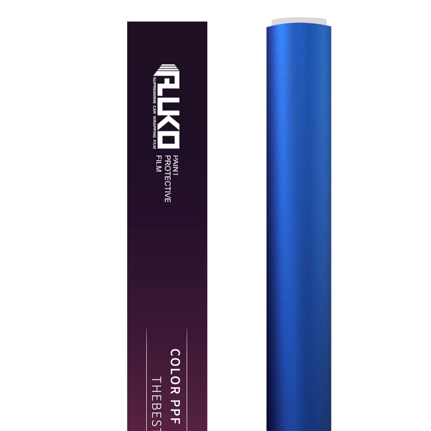 TPU Satin Liquid Metallic Azure Blue Colored PPF Paint Protection Film product image 2 - Veloro paint protection film