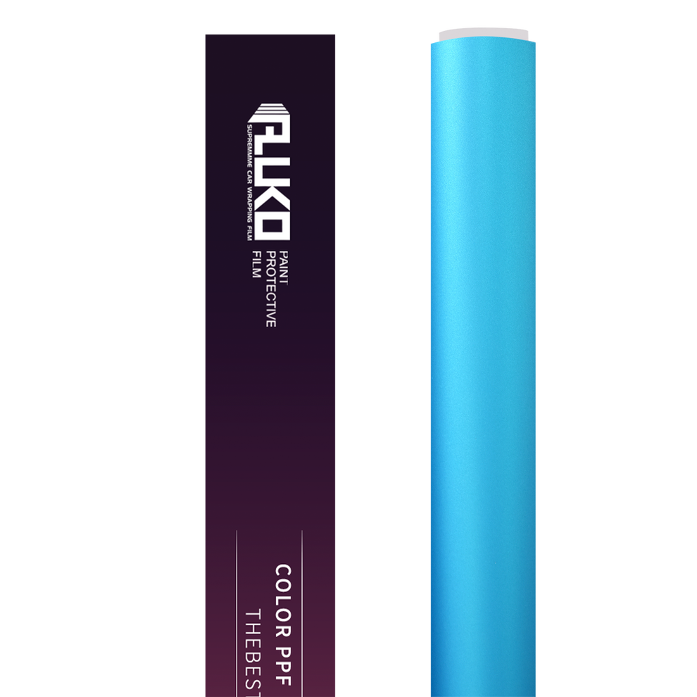 TPU Satin Tunisian Blue Colored PPF Paint Protection Film product image 2 - Veloro paint protection film