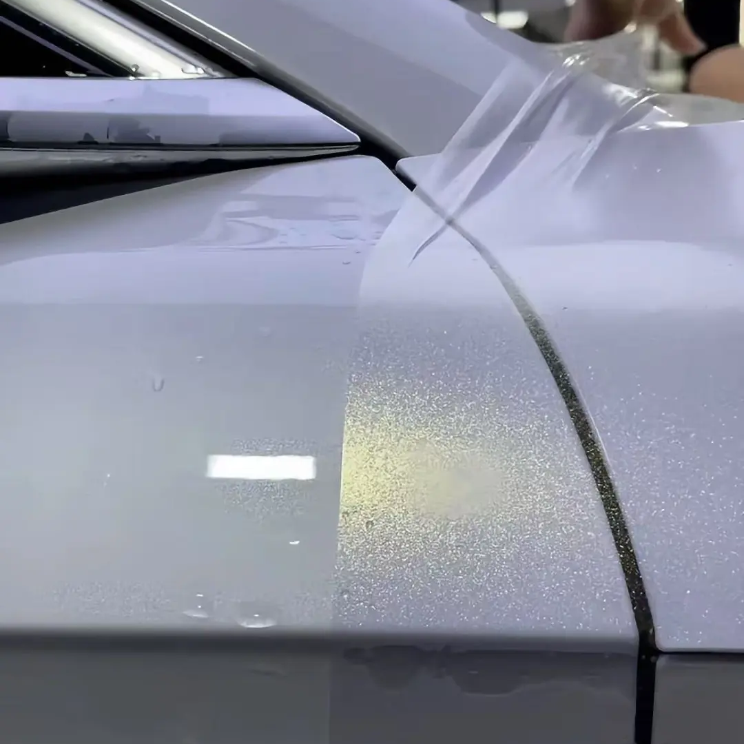 TPU Transparent Gold Diamond Colored PPF Paint Protection Film product image 2 - Veloro paint protection film