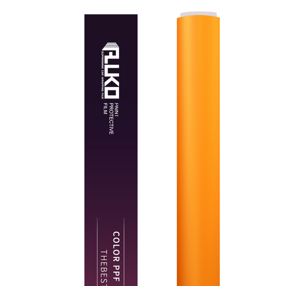 TPU Ultimate Flat Gold Orange Colored PPF Paint Protection Film product image 2 - Veloro paint protection film