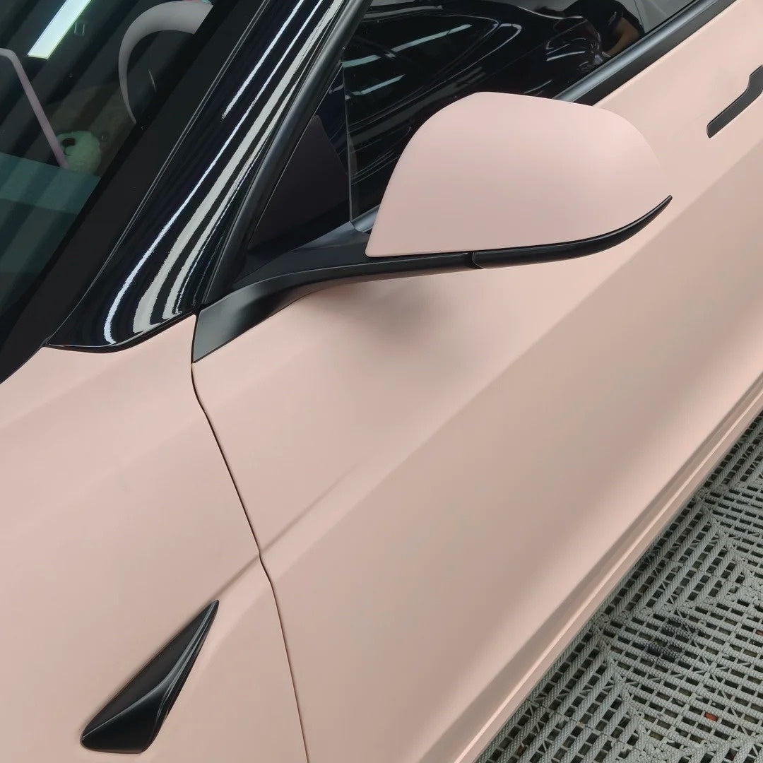 Ultimate Flat Baby Pink Car Vinyl Wrap PET product image 4 - Veloro automotive vinyl wrap