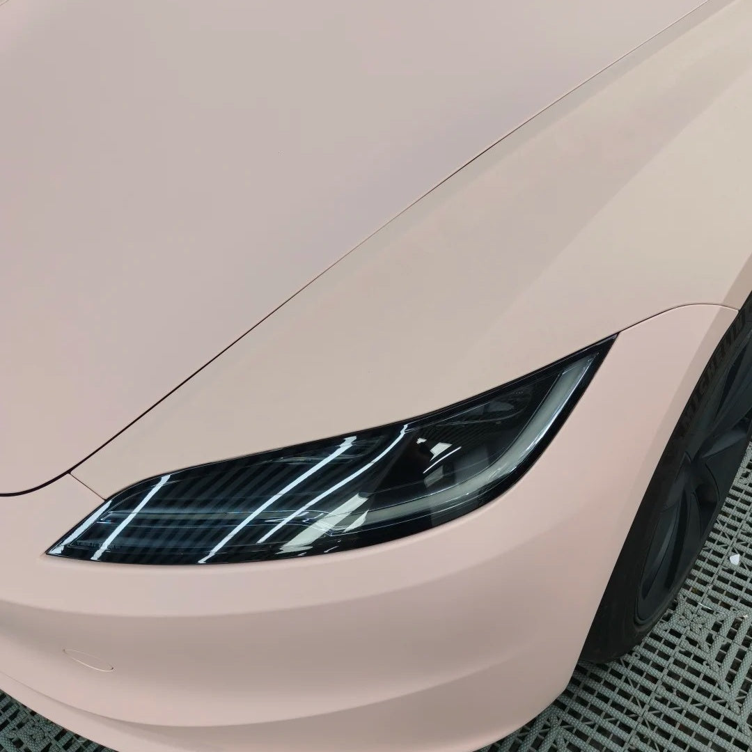 Ultimate Flat Baby Pink Car Vinyl Wrap PET product image 5 - Veloro automotive vinyl wrap