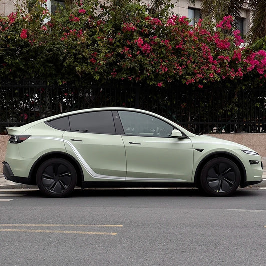 Ultimate Flat Light Khaki Green Car Vinyl Wrap PET product image 2 - Veloro automotive vinyl wrap