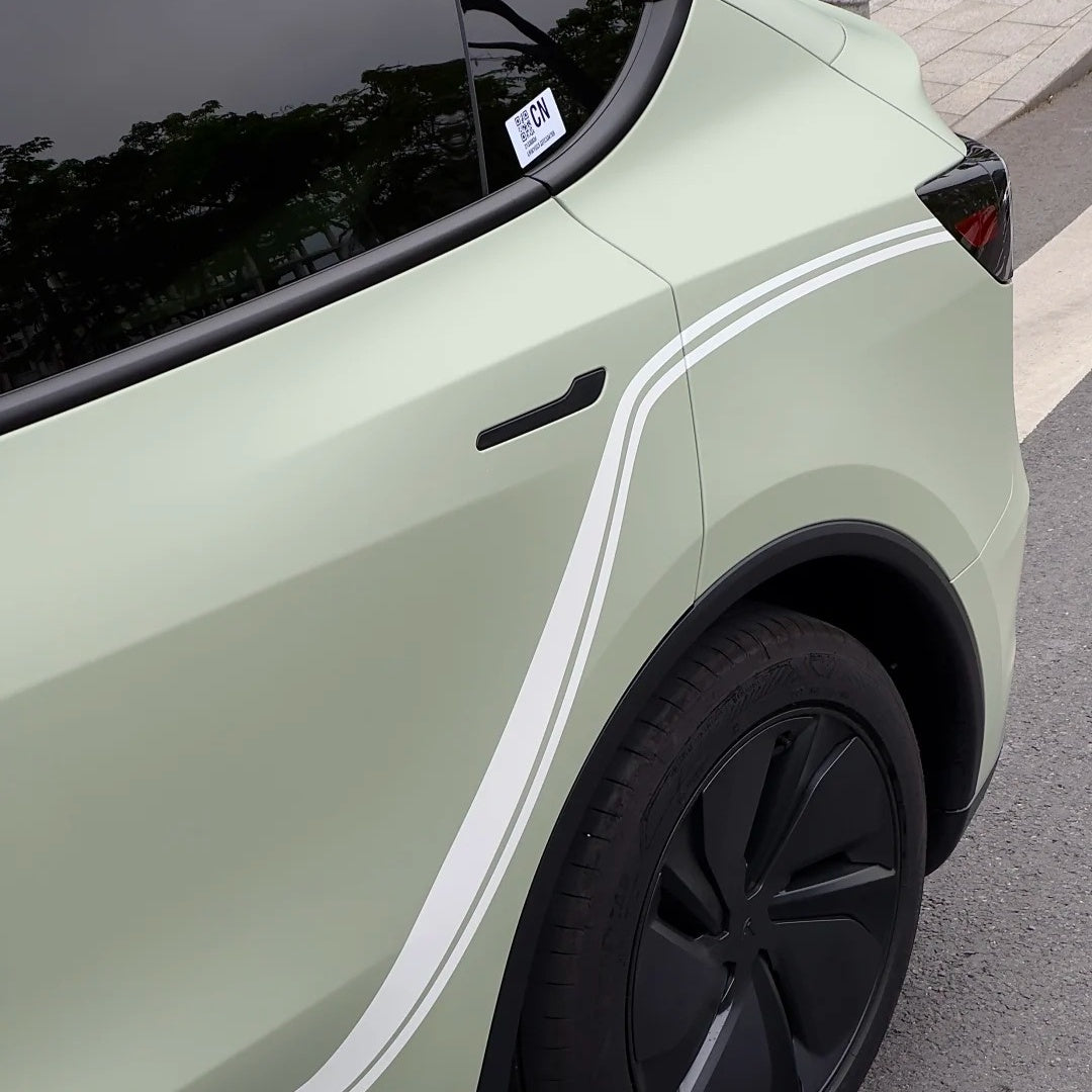 Ultimate Flat Light Khaki Green Car Vinyl Wrap PET product image 5 - Veloro automotive vinyl wrap