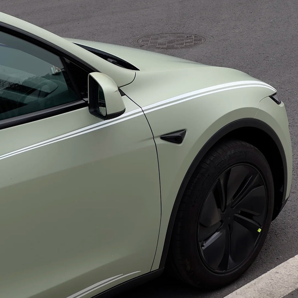 Ultimate Flat Light Khaki Green Car Vinyl Wrap PET product image 6 - Veloro automotive vinyl wrap