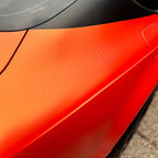 Ultimate Flat Matte Metallic Stunning Orange Car Vinyl Wrap PET product image 7 - Veloro matte vinyl wrap