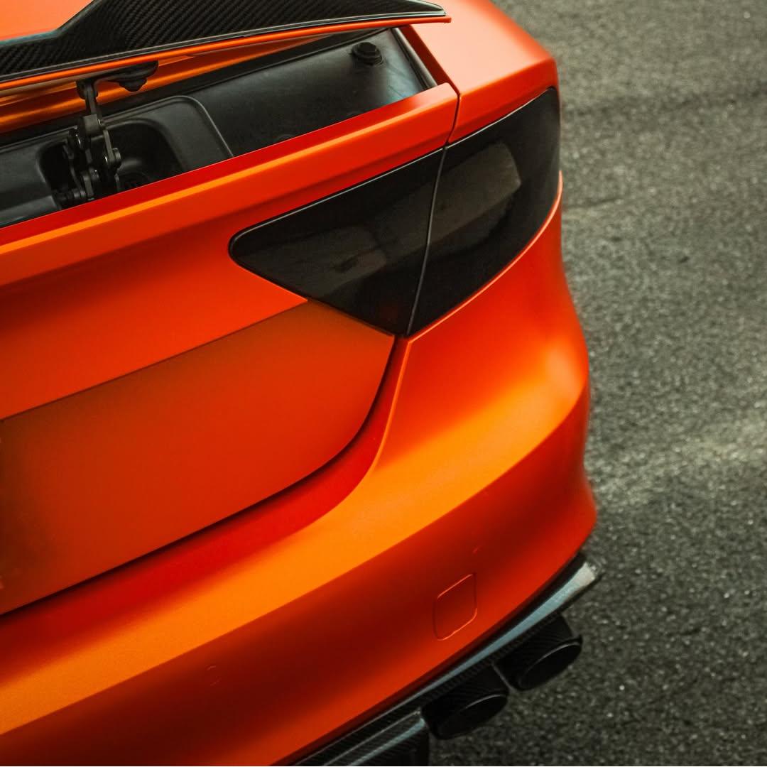 Ultimate Flat Matte Metallic Stunning Orange Car Vinyl Wrap PET product image 15 - Veloro matte vinyl wrap