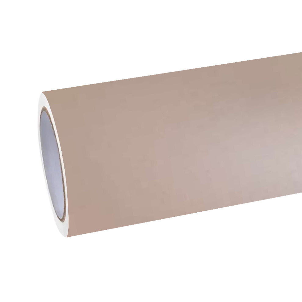 Ultimate Flat Shine Latte Brown Car Vinyl Wrap PET