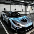 Ultra Gloss Metallic Chameleon Silver Blue Car Vinyl Wrap PET product image 2 - Veloro color shift vinyl wrap