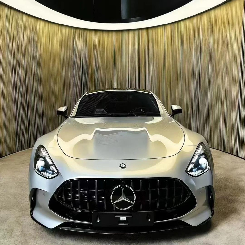 Ultra Gloss Metallic Chameleon Silver Gold Car Vinyl Wrap PET product image 2 - Veloro color shift vinyl wrap