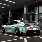 Ultra Gloss Metallic Chameleon Silver Green Car Vinyl Wrap PET product image 3 - Veloro color shift vinyl wrap