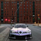 Ultra Gloss Metallic Chameleon Silver Purple Car Vinyl Wrap PET product image 2 - Veloro color shift vinyl wrap
