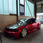 Ultra Glossy Metallic Vampire Red Car Vinyl Wrap BMW PET product image 12 - Veloro metallic vinyl wrap