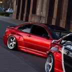 Ultra Glossy Metallic Vampire Red Car Vinyl Wrap BMW PET product image 8 - Veloro metallic vinyl wrap