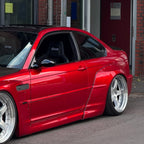 Ultra Glossy Metallic Vampire Red Car Vinyl Wrap BMW PET product image 9 - Veloro metallic vinyl wrap