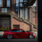 Ultra Glossy Metallic Vampire Red Car Vinyl Wrap BMW PET product image 4 - Veloro metallic vinyl wrap