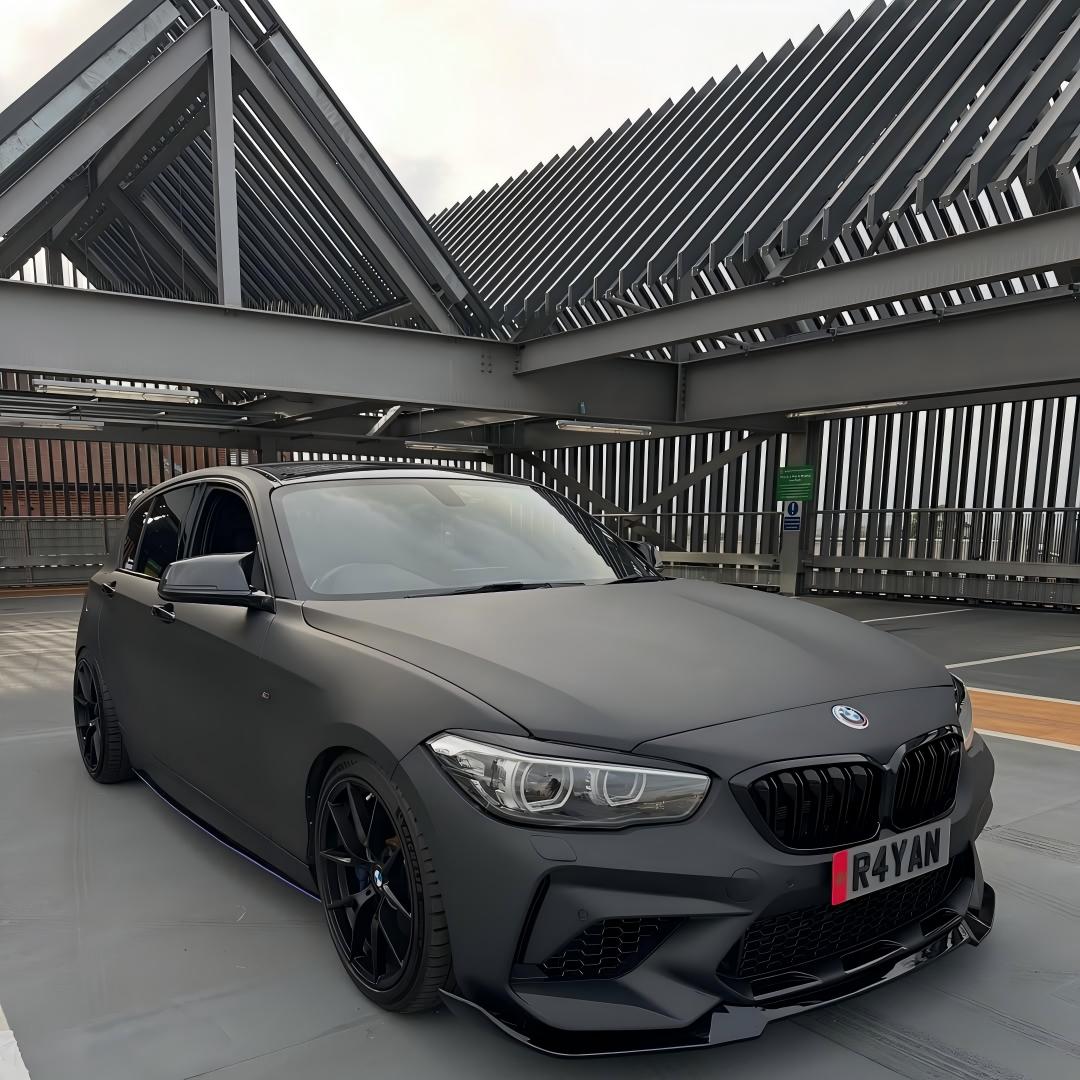 Ultra Matte Black Car Vinyl Wrap Tesla BMW PET product image 3 - Veloro matte vinyl wrap