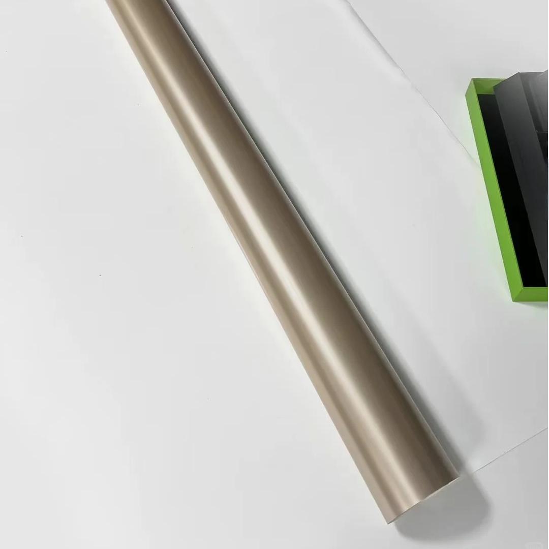 Matte Satin Metallic Champagne Gold Car Wrap PET product image 10 - Veloro matte vinyl wrap