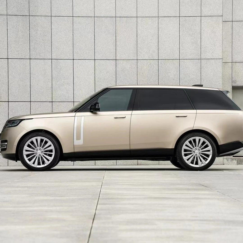 Matte Satin Metallic Champagne Gold Car Wrap PET product image 5 - Veloro matte vinyl wrap