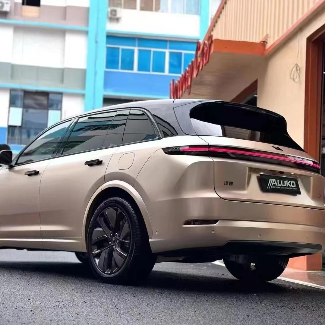 Matte Satin Metallic Champagne Gold Car Wrap PET product image 7 - Veloro matte vinyl wrap