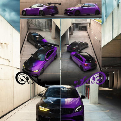 Black to Purple Gradient Custom Car Wraps product image 7 - Veloro automotive vinyl wrap