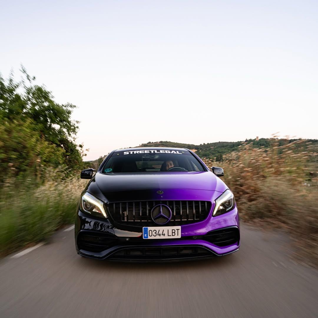 Black to Purple Gradient Custom Car Wraps product image 6 - Veloro automotive vinyl wrap