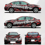 Customize Name Graphics Personalised Car Wrap product image 6 - Veloro automotive vinyl wrap