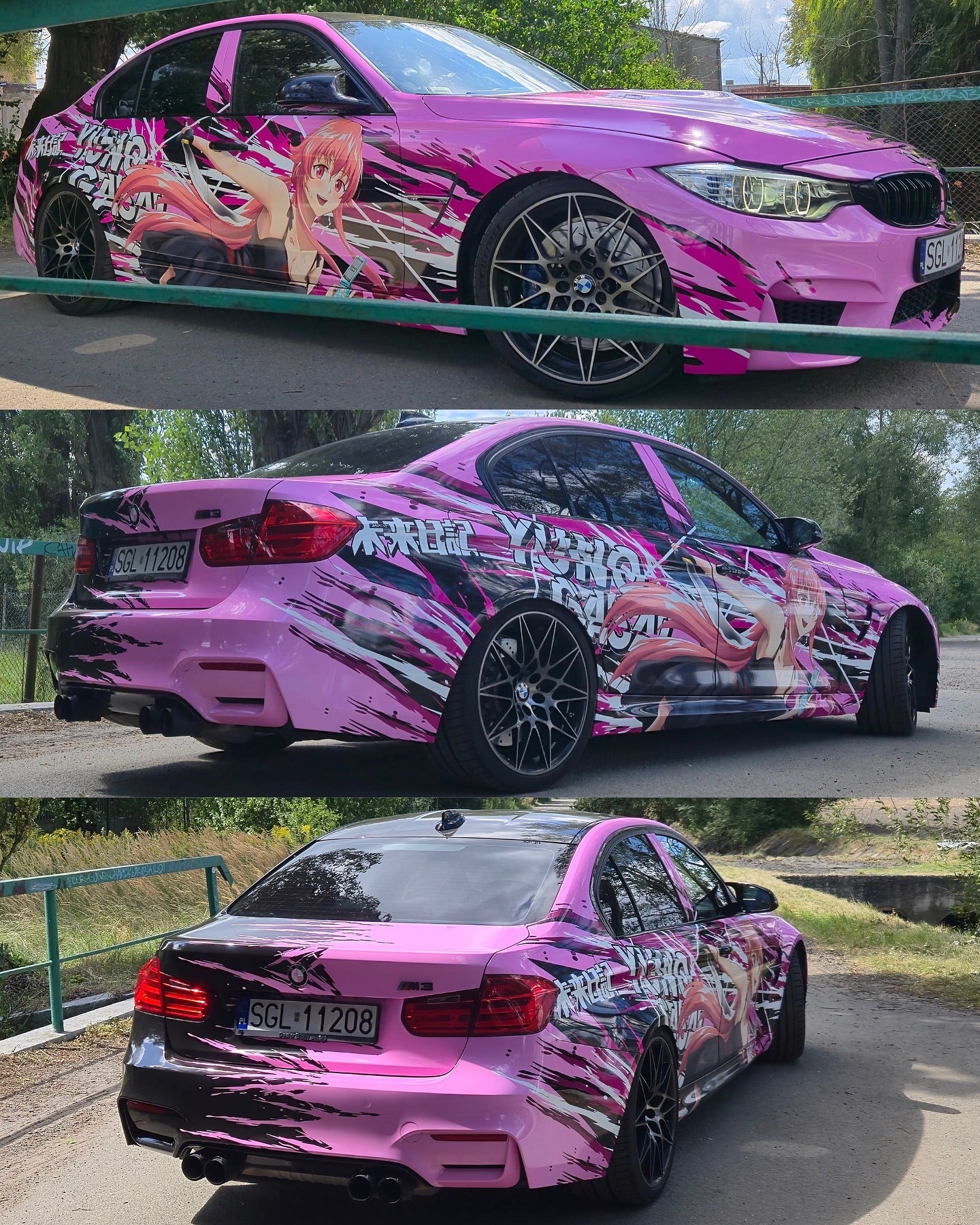 Itasha Anime Custom Design Car Wrap