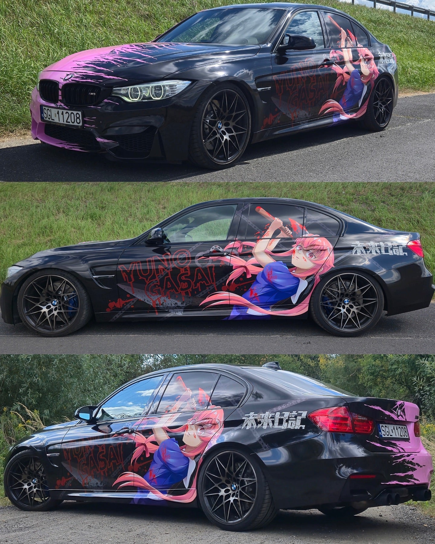 Itasha Anime Custom Design Car Wrap product image 2 - Veloro automotive vinyl wrap