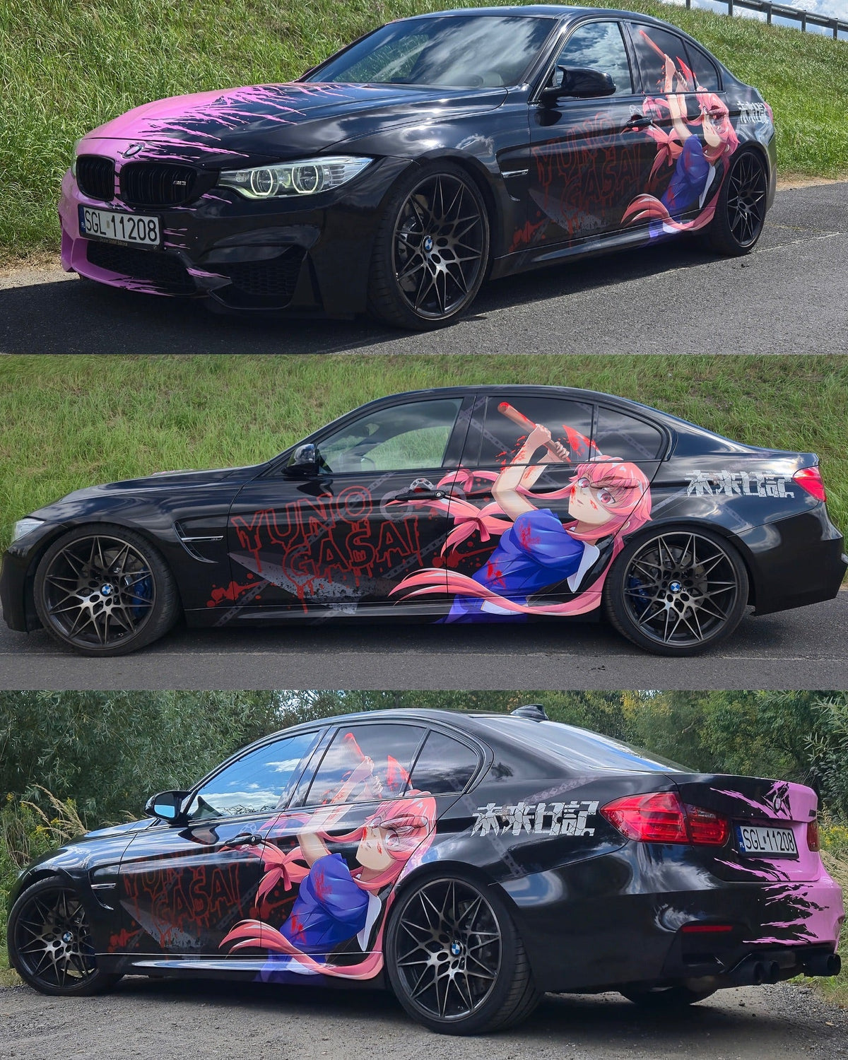 Itasha Anime Custom Design Car Wrap product image 2 - Veloro automotive vinyl wrap