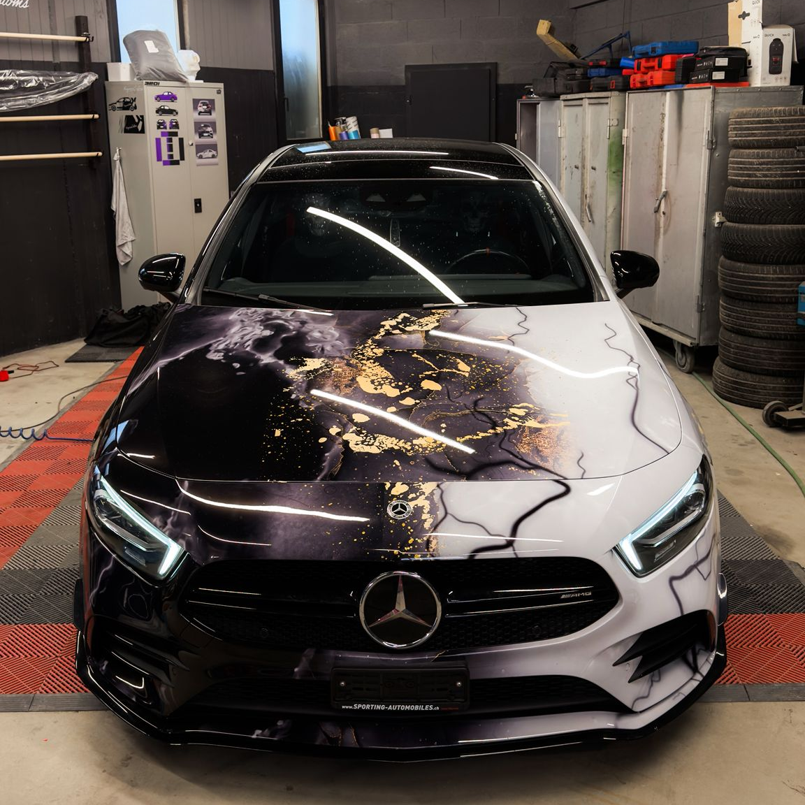 Marble Print Vinyl Wrap Film Custom Car Wrap