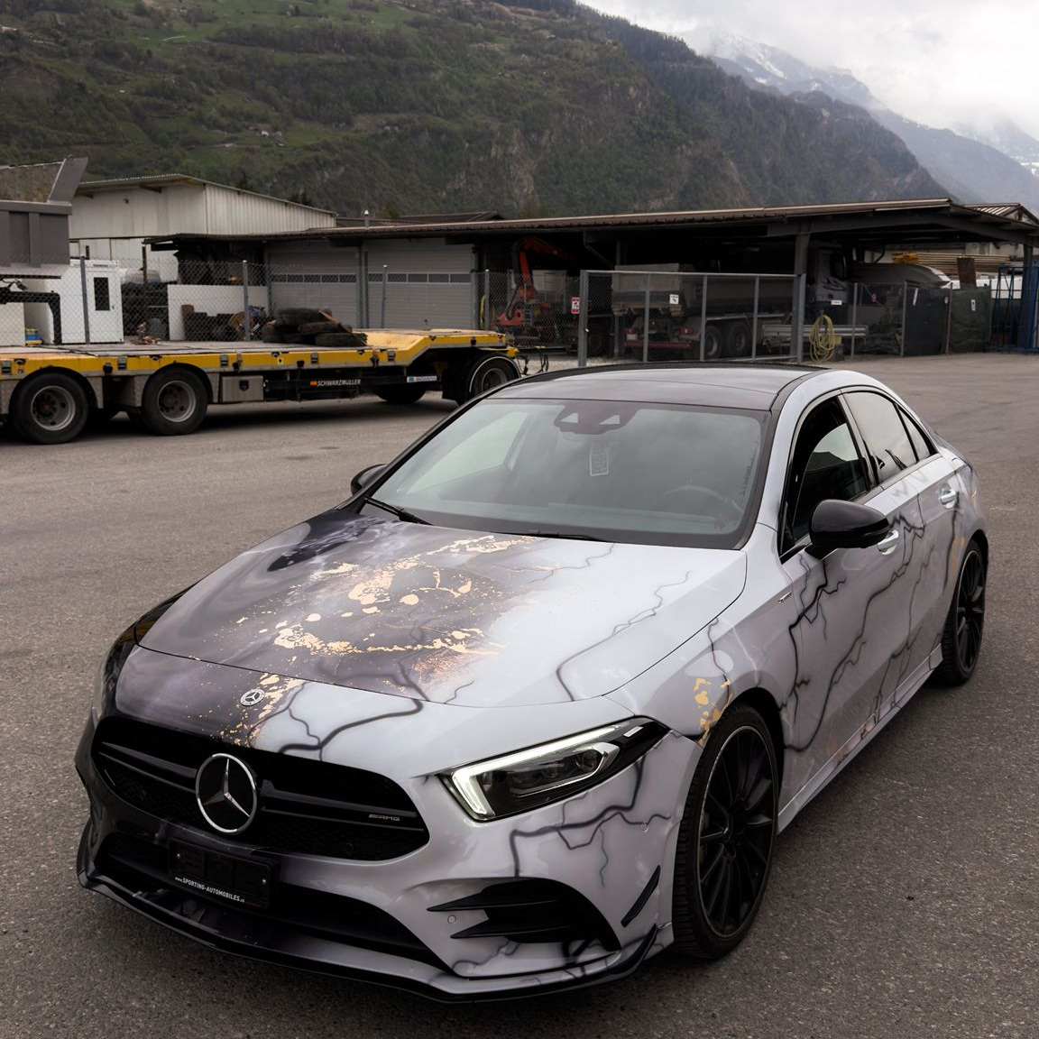 Marble Print Vinyl Wrap Film Custom Car Wrap product image 3 - Veloro automotive vinyl wrap