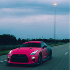 Matte Fluorescent Pink To Black Gradient Custom Car Wrap product image 5 - Veloro matte vinyl wrap