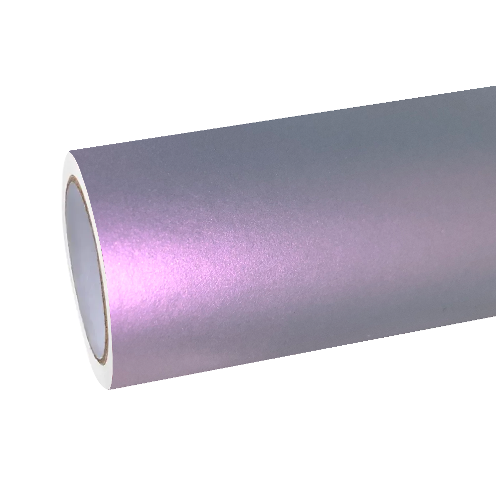 Matte Metallic Chameleon Pink Grey Car Vinyl Wrap product image 2 - Veloro color shift vinyl wrap