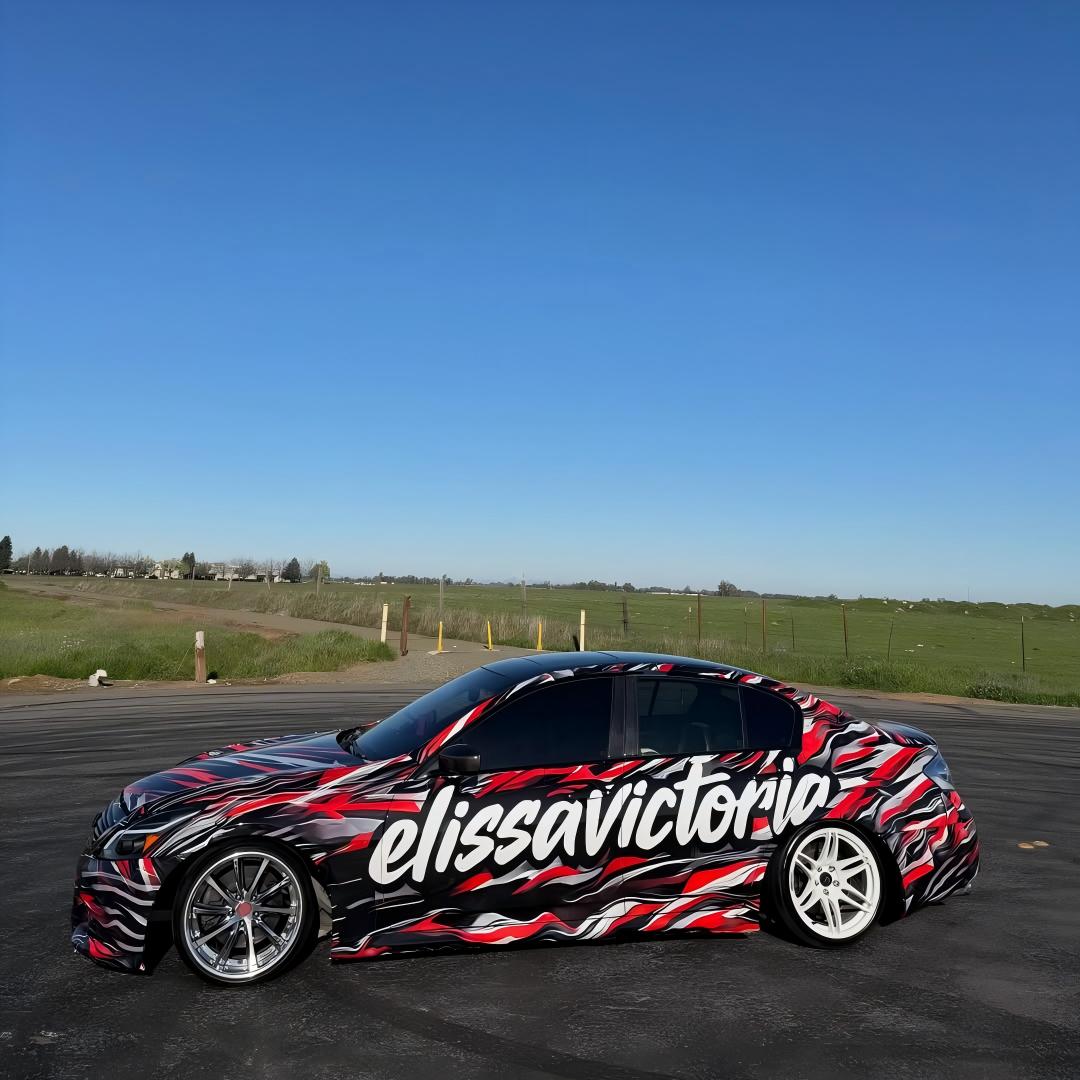 Customize Name Graphics Personalised Car Wrap product image 5 - Veloro automotive vinyl wrap