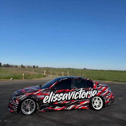 Customize Name Graphics Personalised Car Wrap product image 5 - Veloro automotive vinyl wrap